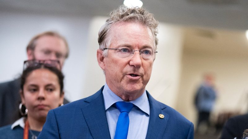 Rand Paul blames rival Republican senator for Trump Venezuela interventions